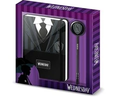 Karactermania Wednesday Uniform diary + pen set