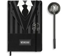 Karactermania Wednesday Uniform diary + pen set