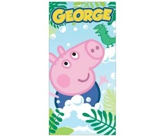 Rankšluostis Astley Baker Davies Peppa Pig George microfibre beach towel