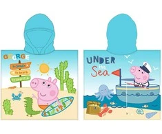 Rankšluostis Astley Baker Davies Peppa Pig George microfibre poncho towel