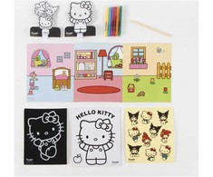 CERDÁ Hello Kitty and Friends Colouring bag set