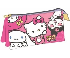 CERDÁ Hello Kitty and Friends triple pencil case