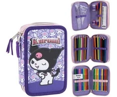 CERDÁ Hello Kitty Kuromi triple pencil case