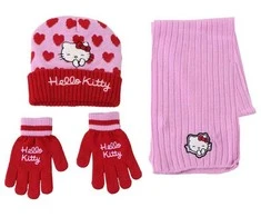 CERDÁ Hello Kitty winter set snood hat gloves