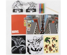 CERDÁ Marvel Spiderman Colouring backpack set