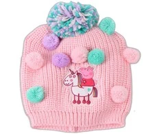 CERDÁ Peppa Pig winter set snood hat gloves