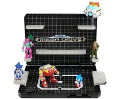 Wilder Toys „Konsolių herojai“, „Sonic the Hedgehog Boss“, 1 lygio „Mega Drive“ diorama
