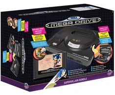 Wilder Toys „Konsolių herojai“, „Sonic the Hedgehog Boss“, 1 lygio „Mega Drive“ diorama