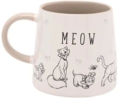 Widdop Co Disney Cats &amp; Dogs Meow mug