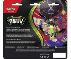 The Pokemon Pokemon TCG: Mega Evolution - Perfect Order 3-Pack Blister Chikorita