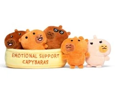 justplay Emotional Support Capybaras plush toys