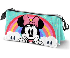 Karactermania Disney Minnie Rainbow triple pencil case