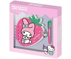 Karactermania Hello Kitty and Friends My Melody Strawberry Diary + pen