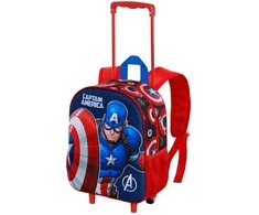 Kelioninis Karactermania Marvel Captain America Patriot 3D trolley 34cm