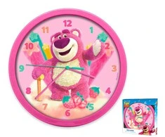 KIDS Laikrodis Ścienny Na Ścianę 25cm Dla Dziecka Dzieci Lotso Toy Story / Lts00018-ty3021