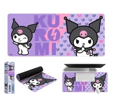 Kids Euroswan Vaikiškas kilimėlis pelei „Euroswan“, 80x35 cm, „Kuromi Hello Kitty“