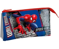 Kids Licensing Marvel Spiderman triple pencil case