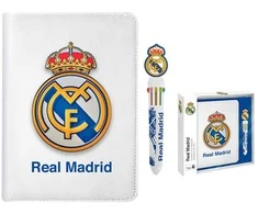 Zestaw Rinkinys „Real Madrid“ užrašų rinkinys su 10 spalvotų rašiklių