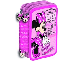 Manenti Disney Minnie Paris triple pencil case