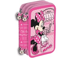 Manenti Disney Minnie Paris triple pencil case