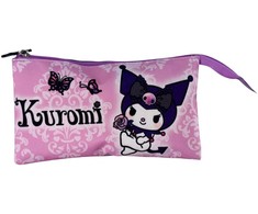 Manenti Hello Kitty Kuromi Violetinė triple pencil case