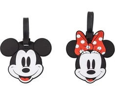 Peers Hardy Disney Mickey &amp; Minnie set of 2 luggage labels