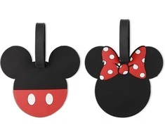 Peers Hardy Disney Mickey &amp; Minnie set of 2 luggage labels