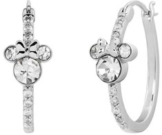 Peers Hardy Disney Minnie Hoop earrings sidabrinis