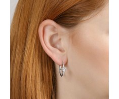 Peers Hardy Disney Minnie Hoop earrings sidabrinis
