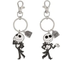 Peers Hardy Disney Nightmare Before Christmas Jack Skellington Set 2 keychains