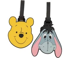 Peers Hardy Disney Winnie the Pooh set of 2 luggage labels