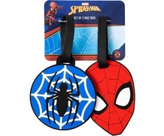 Peers Hardy Marvel Spideman set of 2 luggage labels