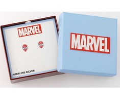 Peers Hardy Marvel Spiderman sterling sidabrinis earrings