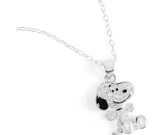 Peers Hardy Peanuts Snoopy 3D sterling sidabrinis pakabukas