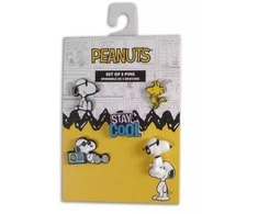Peers Hardy Peanuts Snoopy 5 pin set