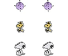 Peers Hardy Snoopy Set 3 pairs of earrings