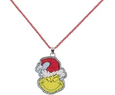 Peers Hardy The Grinch Christmas Set pakabukas + earrings