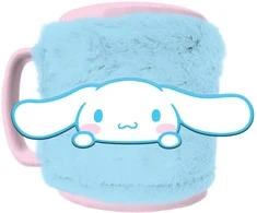 Pyramid Hello Kitty Cinnamoroll Mug with teddy bear cover 440ml