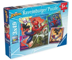 Ravensburger Dėlionė 3x49 vnt. - Žmogus-voras
