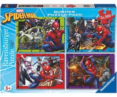 Dėlionė Ravensburger Marvel: Spider-Man - 4x100 dílků