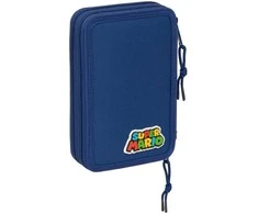 Safta Super Mario Bros Mamma Mia double pencil case 29pcs