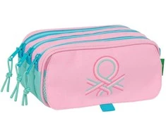 Safta Benetton Dolce triple pencil case