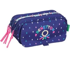Safta Benetton Drop triple pencil case