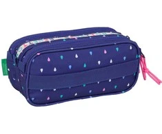 Safta Benetton Drop triple pencil case