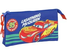 Safta Disney Pixar Cars triple pencil case