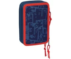 Safta Marvel Spiderman triple pencil case 37pcs