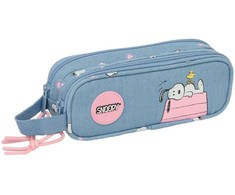Safta Peanuts Snoopy double pencil case