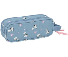 Safta Peanuts Snoopy double pencil case