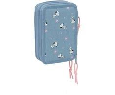 Safta Peanuts Snoopy triple pencil case 37pcs