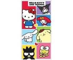 Rankšluostis Sanrio Hello Kitty and Friends microfibre beach towel